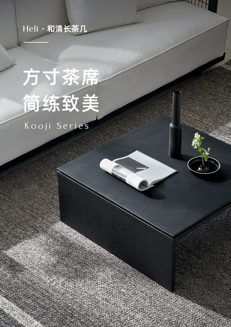 Квадратный журнальный столик из массива дерева, комбинация черного ваби-саби, дизайн дома, гостиной, простая современная мода
Квадратный журнальный столик из массива дерева, комбинация черного ваби-саби, дизайн дома, гостиной, простая современная мода