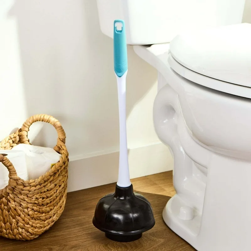 Deluxe Toilet Plunger with 16-in Ergonomic Plastic Handle Heavy Duty Clog Remover for Bathroom
Deluxe Toilet Plunger with 16-in Ergonomic Plastic Handle Heavy Duty Clog Remover for Bathroom