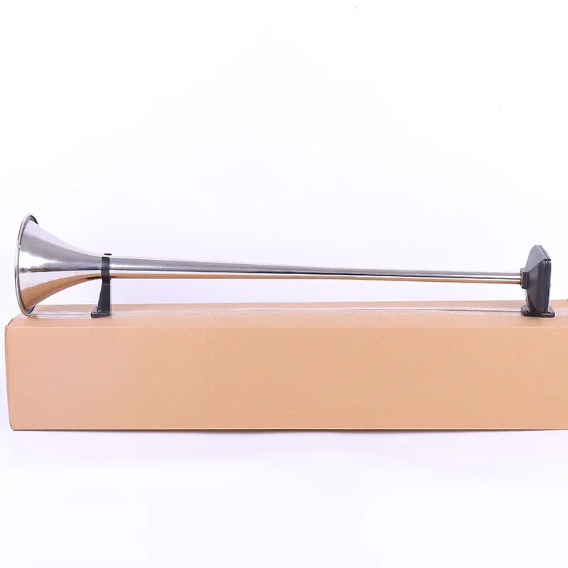 One meter stainless steel car electronic control air horn 12/24V modified for large truck and passenger car horn
One meter stainless steel car electronic control air horn 12/24V modified for large truck and passenger car horn