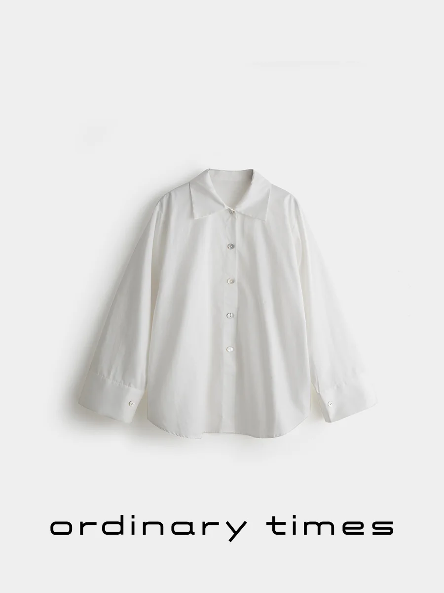 Ordinary times Silk Cotton Loose ell Button irt Women's Casual Sle Long Sve Flip Collar Stand Thin Autumn Fa...
Ordinary times Silk Cotton Loose ell Button irt Women's Casual Sle Long Sve Flip Collar Stand Thin Autumn Fa...