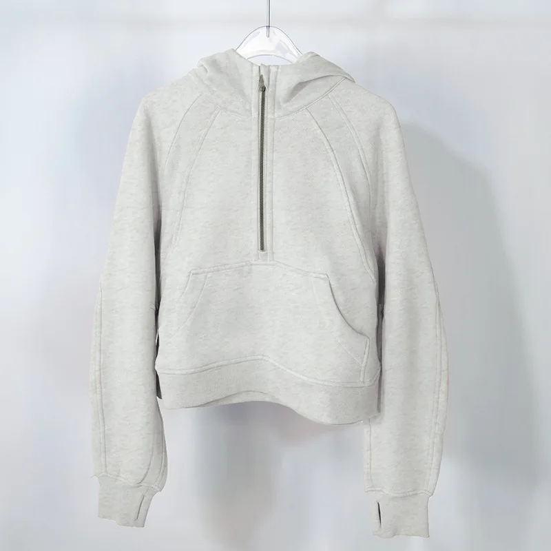 Women Hoodies Half Zipper Thickened Thermal Insulation Outdoor Gym Sports Yoga Bodysuit
Women Hoodies Half Zipper Thickened Thermal Insulation Outdoor Gym Sports Yoga Bodysuit