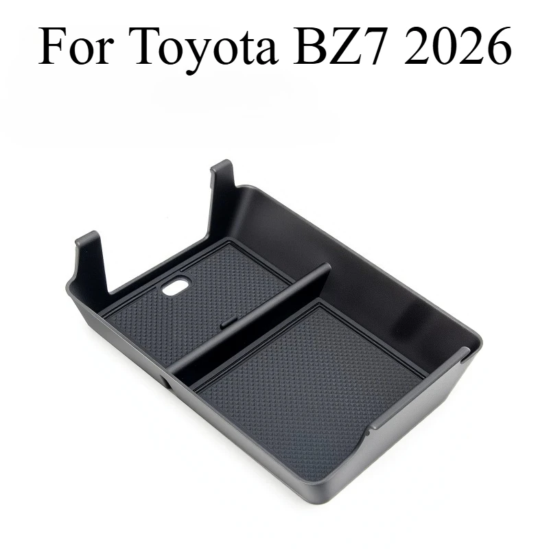 For Toyota BZ7 2026 Wireless Charging Mat + Center Console Armrest Storage Box, Non-Slip Silicone Pad Interior Organizer Tray
For Toyota BZ7 2026 Wireless Charging Mat + Center Console Armrest Storage Box, Non-Slip Silicone Pad Interior Organizer Tray