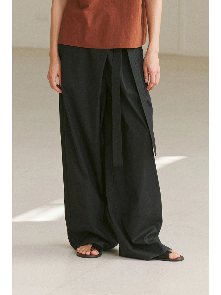 Женские широкие брюки Maou Create 08 с поясом, свободного кроя, повседневные, дышащие, легкие, льняные, летние, прямые брюки
Женские широкие брюки Maou Create 08 с поясом, свободного кроя, повседневные, дышащие, легкие, льняные, летние, прямые брюки