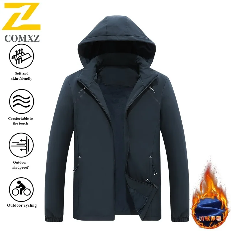 EiAO Men's Windbreaker Winter Waterproof Windproof Loose Fit Mountain Jacket for Hiking Camping Fishing Thickened Outdoor Coat
EiAO Men's Windbreaker Winter Waterproof Windproof Loose Fit Mountain Jacket for Hiking Camping Fishing Thickened Outdoor Coat