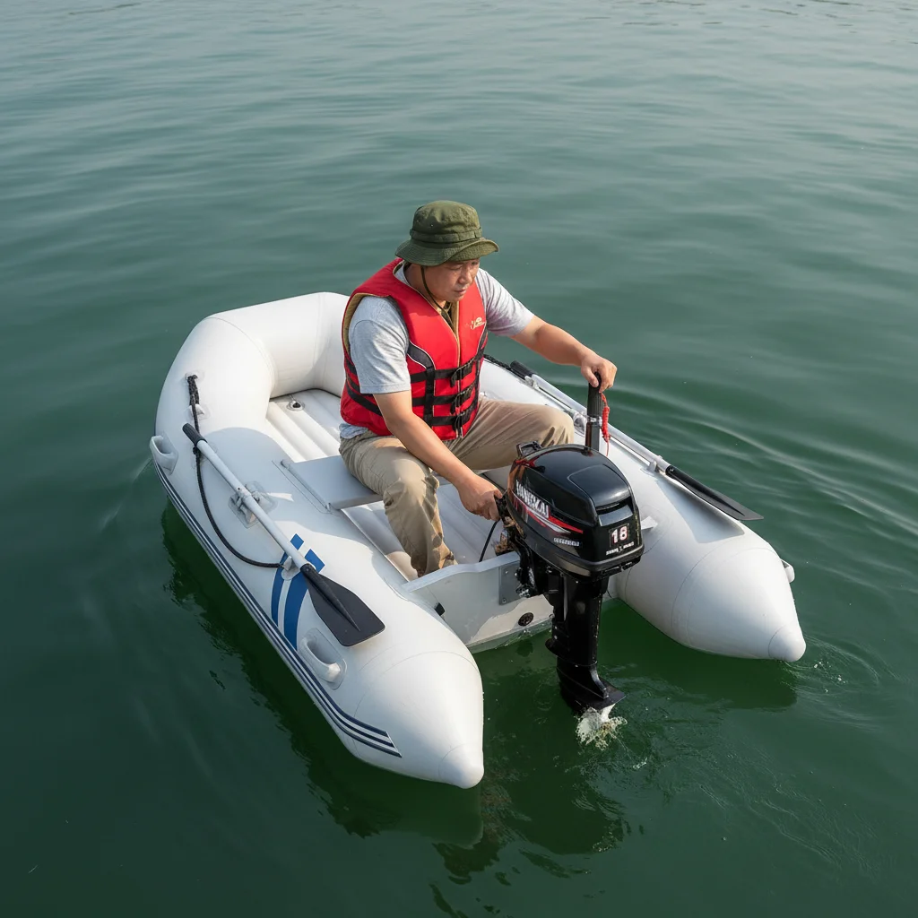 Outboard Motor,2-Stroke Water-Cooled Outboard Motor,18HP Outboard Motor,Fuel-Efficient & Low Noise for Fishing Boats/Rubber Boat
Outboard Motor,2-Stroke Water-Cooled Outboard Motor,18HP Outboard Motor,Fuel-Efficient & Low Noise for Fishing Boats/Rubber Boat