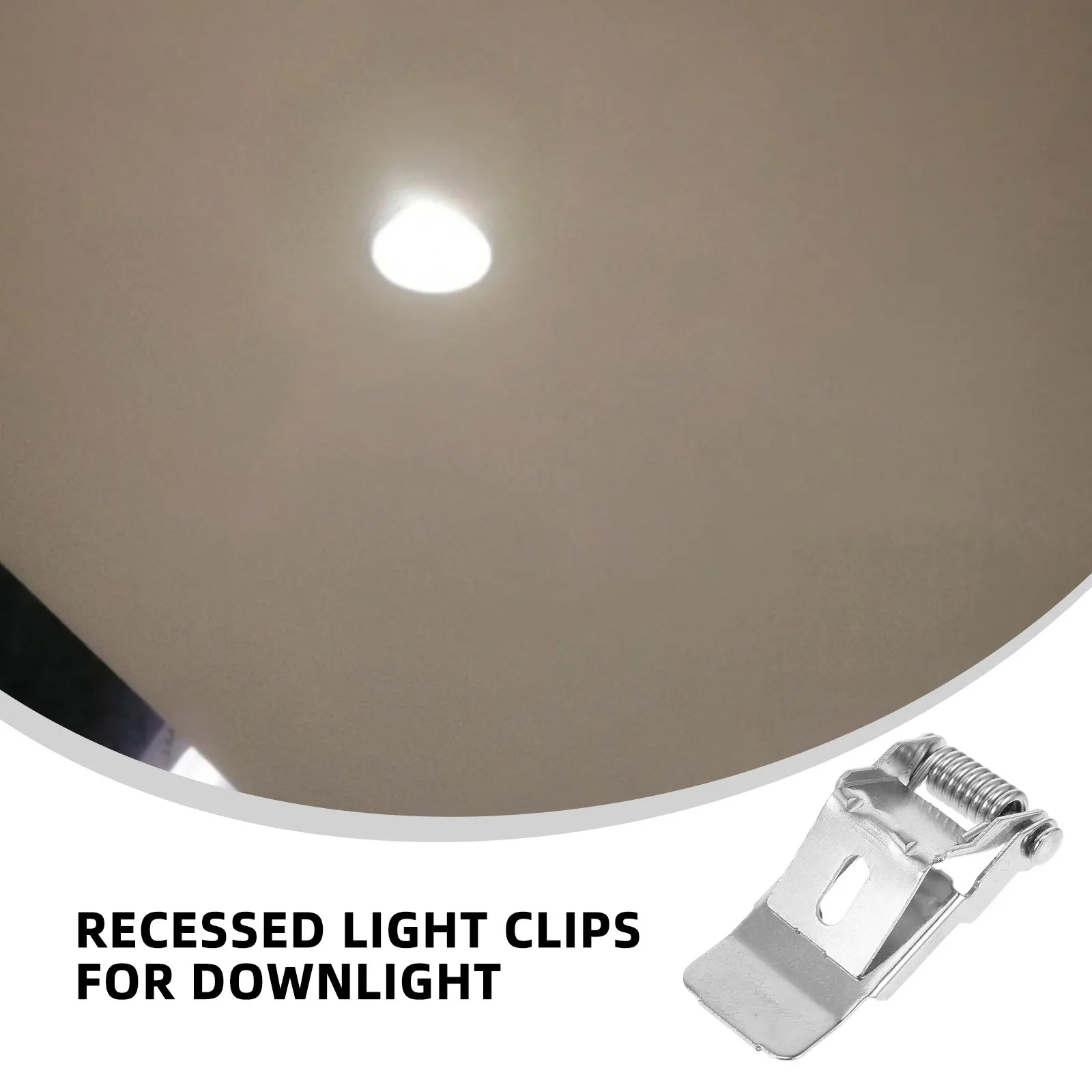 10Pcs Lighting Spring Clips Metal Downlight Retaining Clips for Recessed Light Installations DIY Home Office Use
10Pcs Lighting Spring Clips Metal Downlight Retaining Clips for Recessed Light Installations DIY Home Office Use