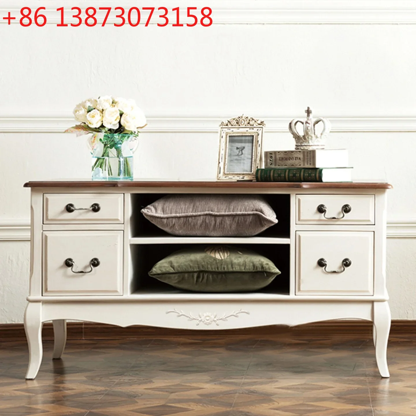 Solid wood carving French furniture Herman series foreign trade antique TV cabinet
Solid wood carving French furniture Herman series foreign trade antique TV cabinet