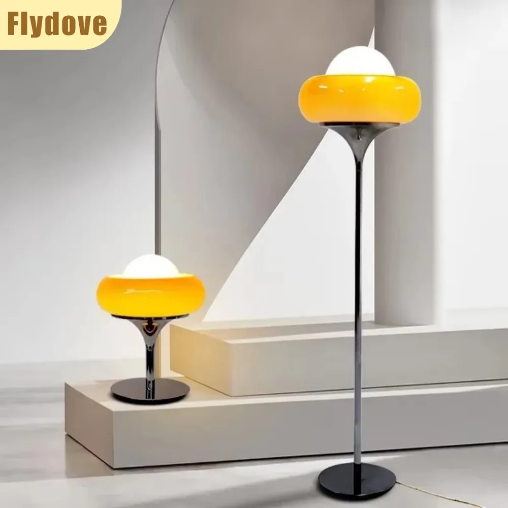 Bauhaus Vintage LED Egg Tart Table Lamp Warm Bedroom Bedside Living Room Glass Floor Lamp Internet Famous Home Decoration
Bauhaus Vintage LED Egg Tart Table Lamp Warm Bedroom Bedside Living Room Glass Floor Lamp Internet Famous Home Decoration