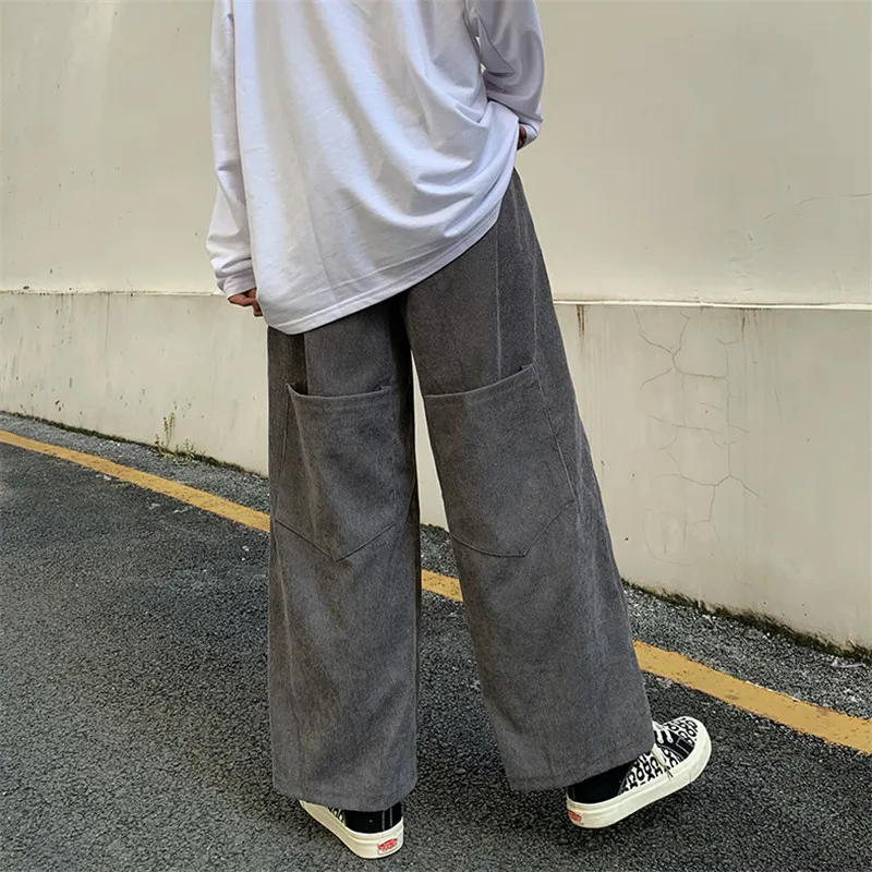 Trendy Summer High Street Wide Leg Pants Loose Straight Cut Harajuku Style Color Corduroy Long Trousers for Teens
Trendy Summer High Street Wide Leg Pants Loose Straight Cut Harajuku Style Color Corduroy Long Trousers for Teens