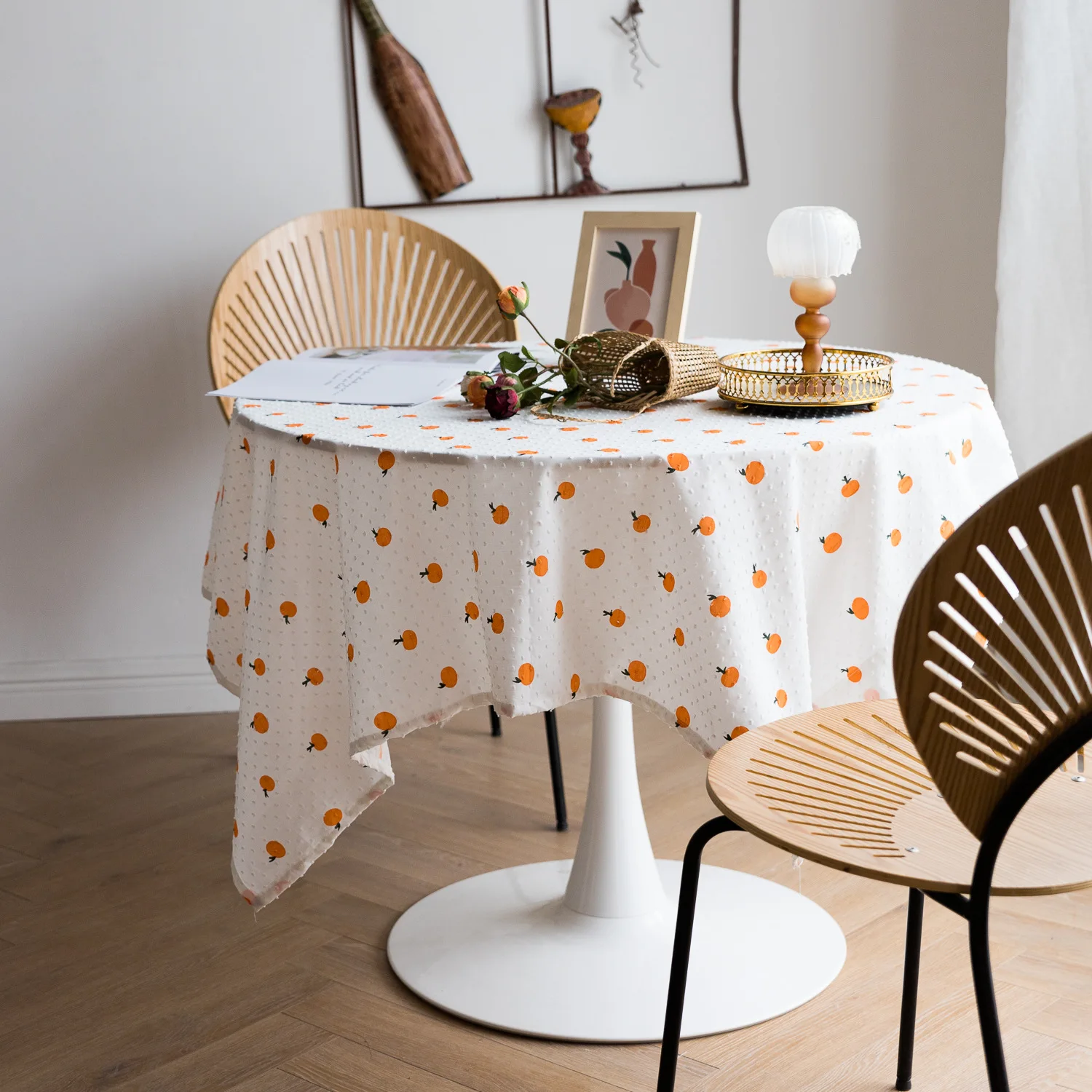 Japan and South Korea small fresh art printed table cloth art pure cotton cut orange tablecloth book table cover
Japan and South Korea small fresh art printed table cloth art pure cotton cut orange tablecloth book table cover