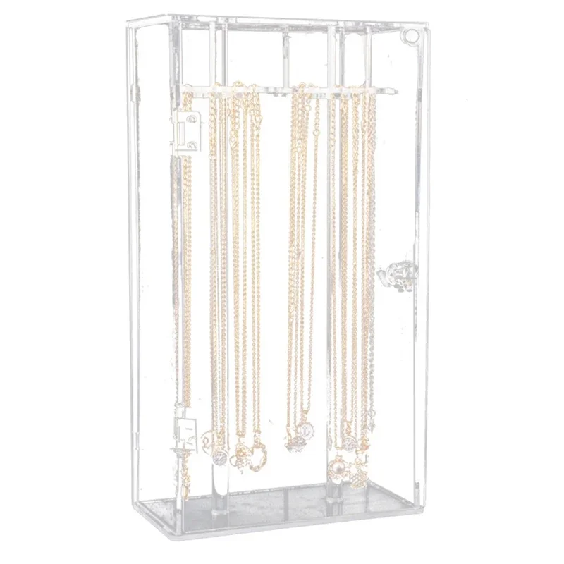 Transparent Acrylic 24 Hooks Rotation Necklace Display Stand Pendant Display Organizer Holder Dust-Proof Jewelry Display Box
Transparent Acrylic 24 Hooks Rotation Necklace Display Stand Pendant Display Organizer Holder Dust-Proof Jewelry Display Box