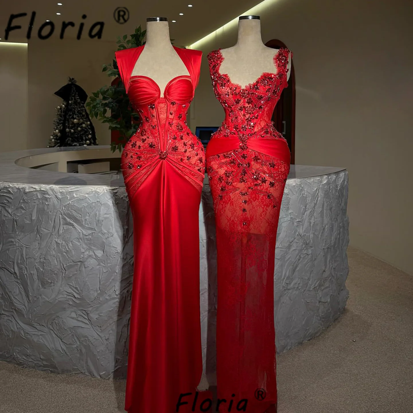 Red Arabic Crystal Beaded Evening Dress See Through Lace Appliques Long Prom Dresses Birthday Robe de Soiree Femme Customized
Red Arabic Crystal Beaded Evening Dress See Through Lace Appliques Long Prom Dresses Birthday Robe de Soiree Femme Customized