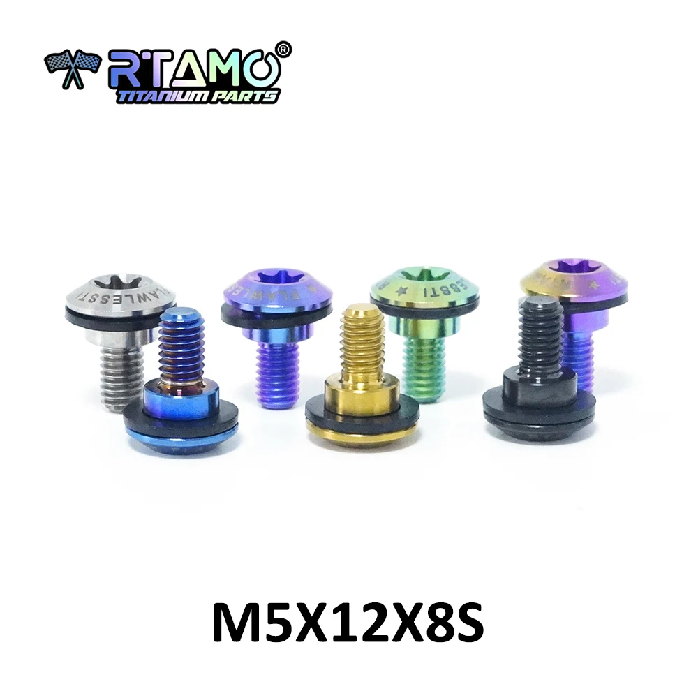 RTAMO Gr5 Titanium Alloy Bolt M5X12X8S Fit for KTM790/890/1290 Windshield Screws
RTAMO Gr5 Titanium Alloy Bolt M5X12X8S Fit for KTM790/890/1290 Windshield Screws