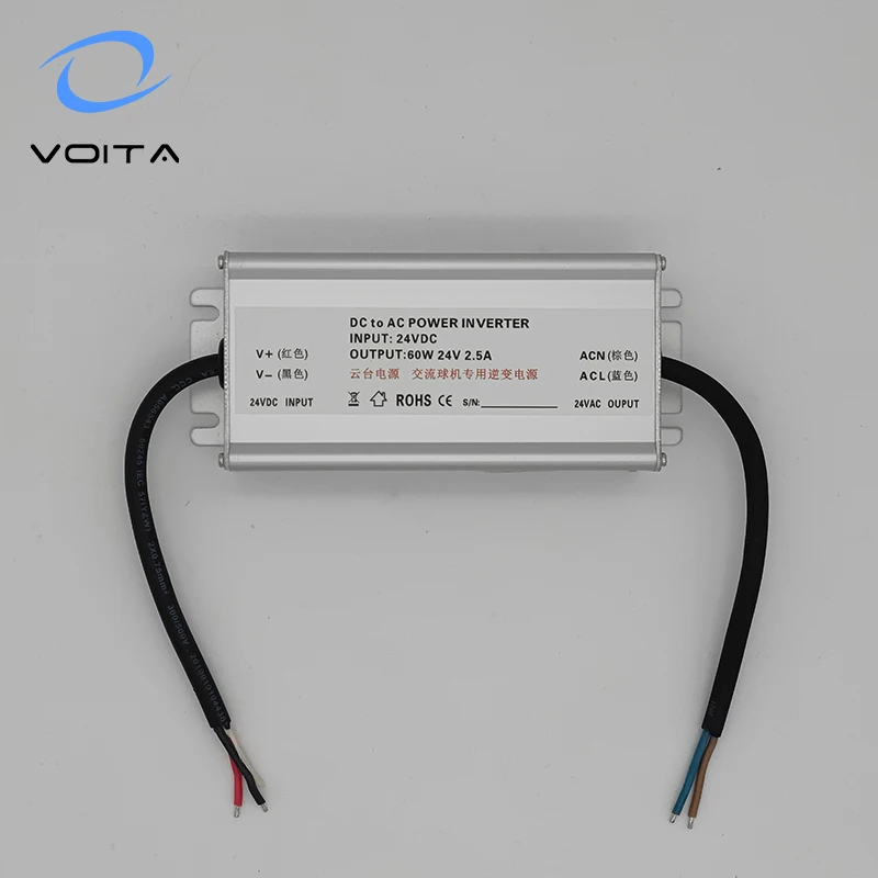 Mini Inverter 24Vdc to 24Vac 60W Power Inverter Dc to Ac Converter for DomeStabilizer Pan
Mini Inverter 24Vdc to 24Vac 60W Power Inverter Dc to Ac Converter for DomeStabilizer Pan