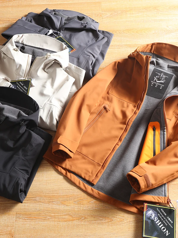 Men's Full-Body Fce-Lined Waterproof Windproof Hooded Jaet Stand Fit Long Sve Zipper Closure Functional Sle Spri...
Men's Full-Body Fce-Lined Waterproof Windproof Hooded Jaet Stand Fit Long Sve Zipper Closure Functional Sle Spri...