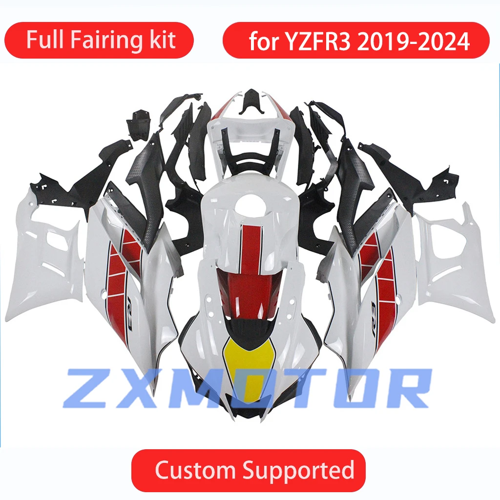 Запчасти для мотоциклов, обтекатели YZFR3 2019 2020 2021 2022 2023 2024, комплект кузова, комплект обтекателей для YAMAHA YZF R3 19-24
Запчасти для мотоциклов, обтекатели YZFR3 2019 2020 2021 2022 2023 2024, комплект кузова, комплект обтекателей для YAMAHA YZF R3 19-24