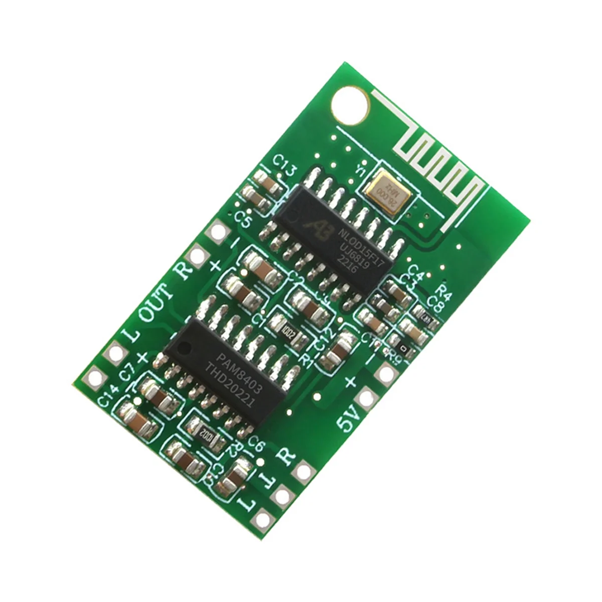 CA-8469 Плата усилителя Bluetooth 5 В PAM8403 + CA-6928 Модуль усилителя Bluetooth 5.0 Аудио модуль Bluetooth-BLife
CA-8469 Плата усилителя Bluetooth 5 В PAM8403 + CA-6928 Модуль усилителя Bluetooth 5.0 Аудио модуль Bluetooth-BLife