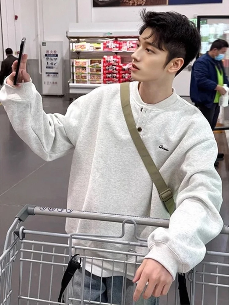 Мужские худи без капюшона из смесового хлопка с принтом для любителей эмо-музыки, готики и темной эстетики, для вечеринок, осенние, в стиле BF
Мужские худи без капюшона из смесового хлопка с принтом для любителей эмо-музыки, готики и темной эстетики, для вечеринок, осенние, в стиле BF