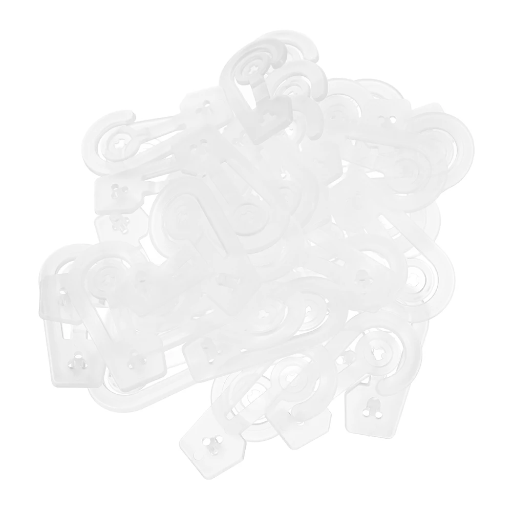 300 Pcs Plastic Hooks Hangers Space Saving Mini Heavy Duty for Document Bags Display Accessories ganizer Tools Parts
300 Pcs Plastic Hooks Hangers Space Saving Mini Heavy Duty for Document Bags Display Accessories ganizer Tools Parts