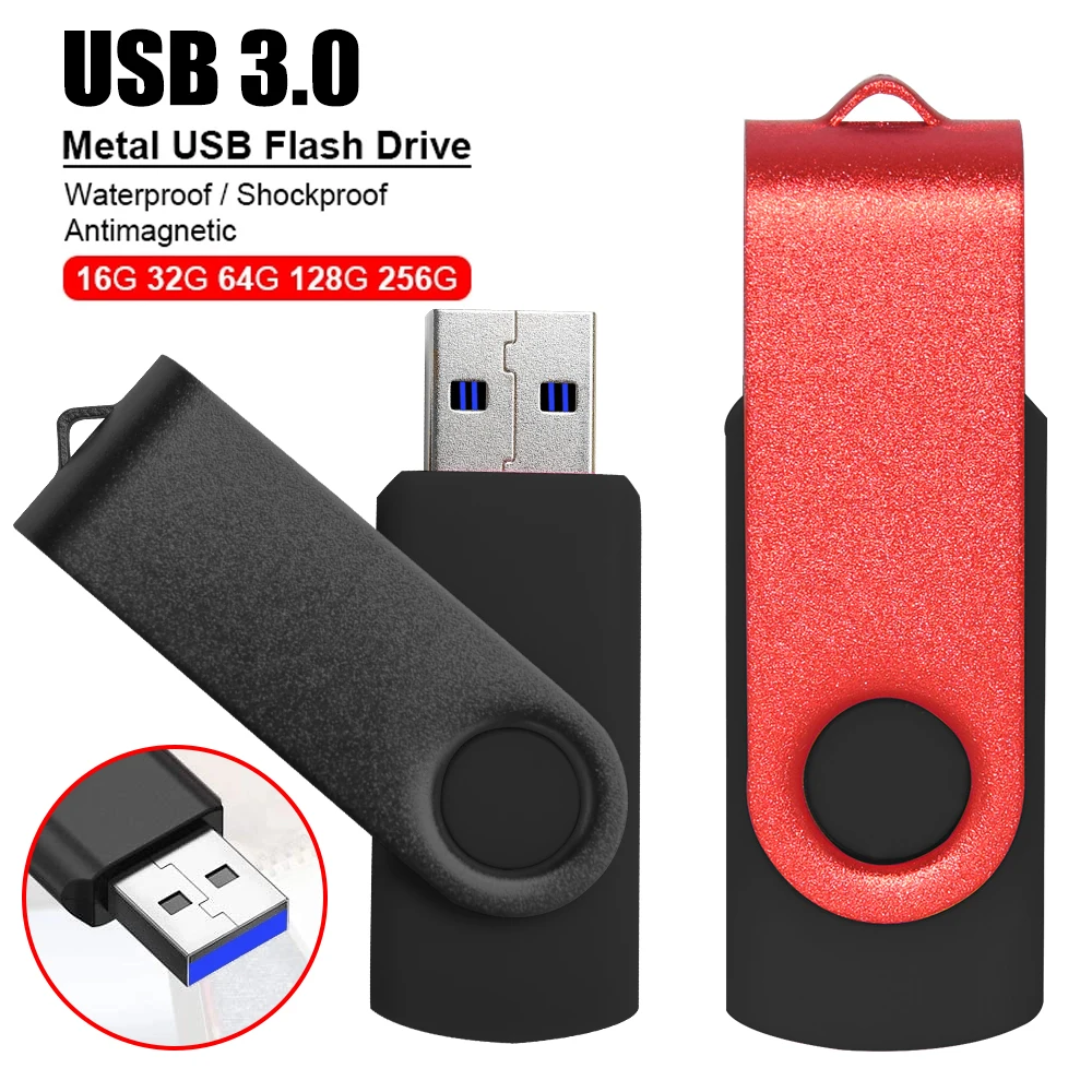 Fashion Rotatable USB 3.0 Flash Drive 128GB 64GB 32GB Colorful high speed 16GB 8GB memory Stick Waterproof Flash disk PenDrive
Fashion Rotatable USB 3.0 Flash Drive 128GB 64GB 32GB Colorful high speed 16GB 8GB memory Stick Waterproof Flash disk PenDrive