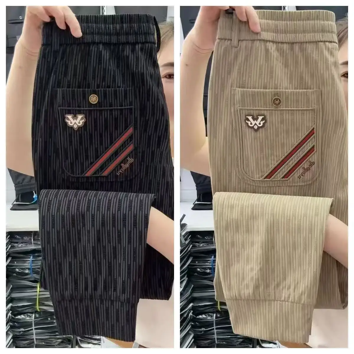 Ice Silk Men's Casual Sports Summer Thin High Street Drawstring Nine-Piece Pants Elastic Waist Loose Fit Low Waist Youth Trend
Ice Silk Men's Casual Sports Summer Thin High Street Drawstring Nine-Piece Pants Elastic Waist Loose Fit Low Waist Youth Trend