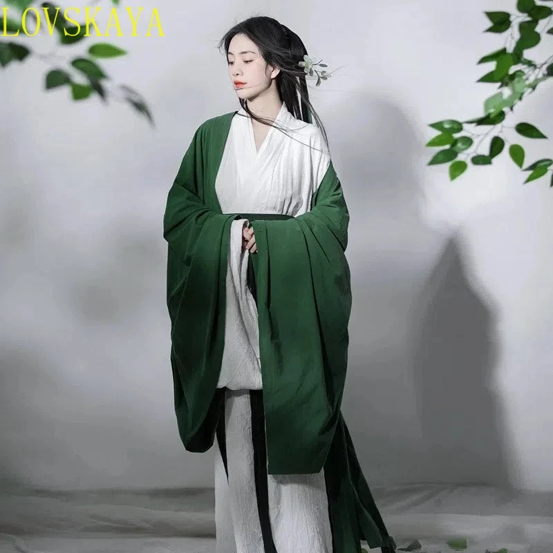Женское платье Hanfu большого размера 2XL, Женский костюм для косплея, летний костюм Hanfu, зеленый, черный, белый DrFor для женщин
Женское платье Hanfu большого размера 2XL, Женский костюм для косплея, летний костюм Hanfu, зеленый, черный, белый DrFor для женщин