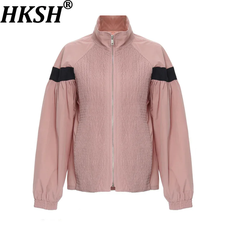 Женская шикарная куртка HKSH с воротником-стойкой, на молнии, плиссированная, в стиле колор-блок, модная повседневная куртка, новинка весна-осень 2026 HK19464
Женская шикарная куртка HKSH с воротником-стойкой, на молнии, плиссированная, в стиле колор-блок, модная повседневная куртка, новинка весна-осень 2026 HK19464