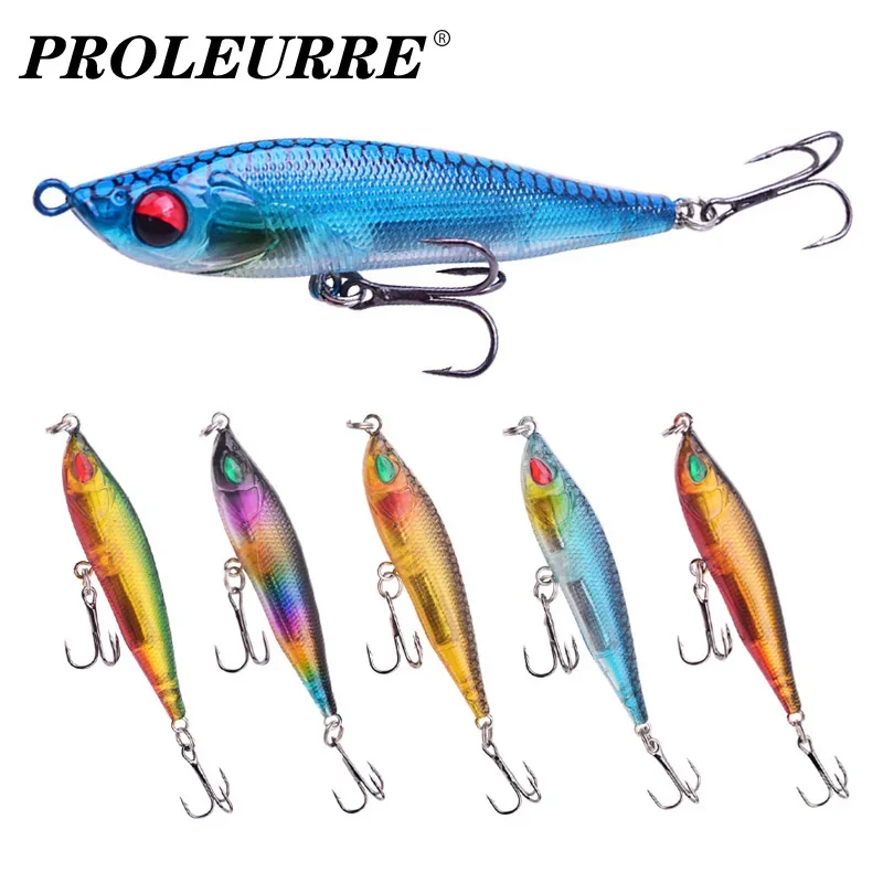 1 Pc Sinking Pencil Fishing Lure 7cm/10g Minnow Laser Plastic Wobblers Artificial Bait with Hook for Bass Pike Fishing Tackle
1 Pc Sinking Pencil Fishing Lure 7cm/10g Minnow Laser Plastic Wobblers Artificial Bait with Hook for Bass Pike Fishing Tackle
