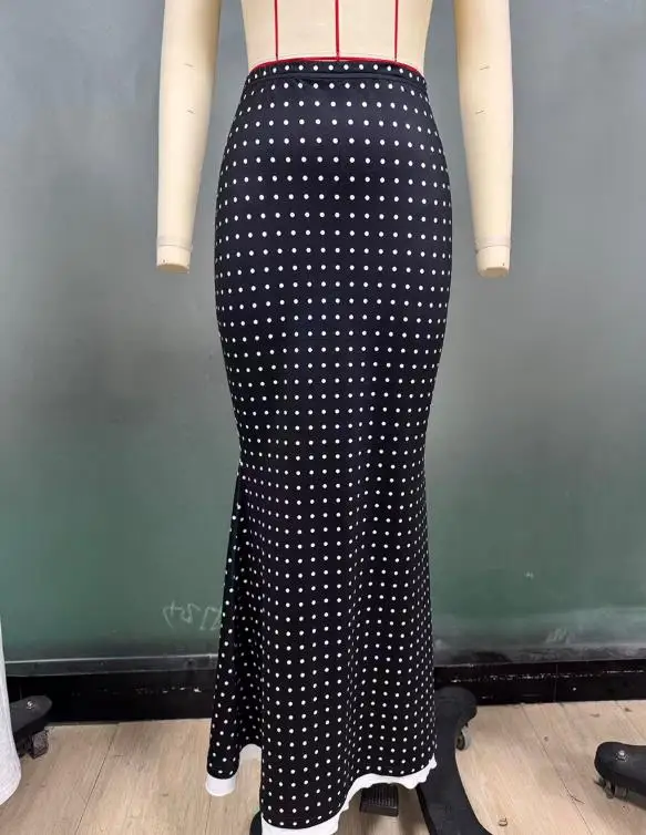 Skirt for Women 2025 Spring Autumn New Fashion Polka Dot Print High Waist Versatile Casual Slim Fit Hip Hugging Long Skirt
Skirt for Women 2025 Spring Autumn New Fashion Polka Dot Print High Waist Versatile Casual Slim Fit Hip Hugging Long Skirt