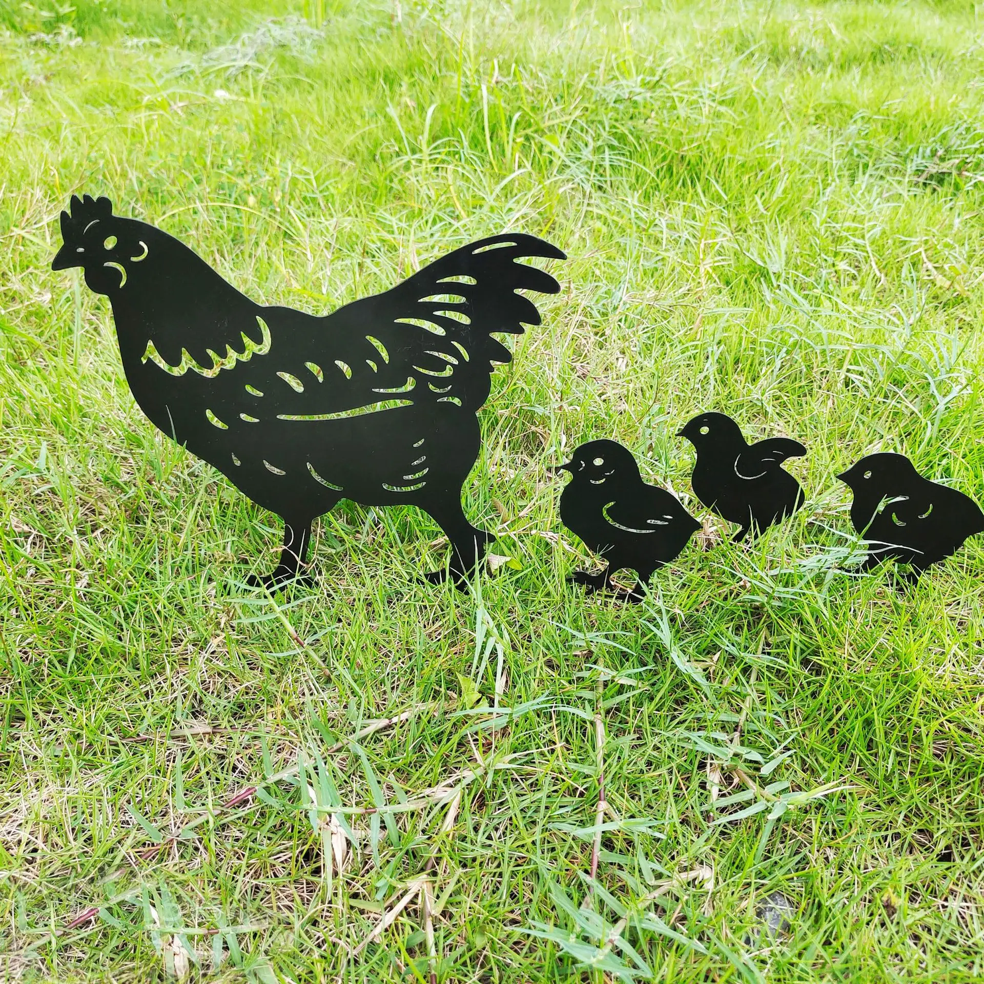 New Garden Iron Art Decoration Creative Landscape Crafts Spring Animal Cat Hedgehog Duck Hen Kangaroo Hollow Ornaments
New Garden Iron Art Decoration Creative Landscape Crafts Spring Animal Cat Hedgehog Duck Hen Kangaroo Hollow Ornaments