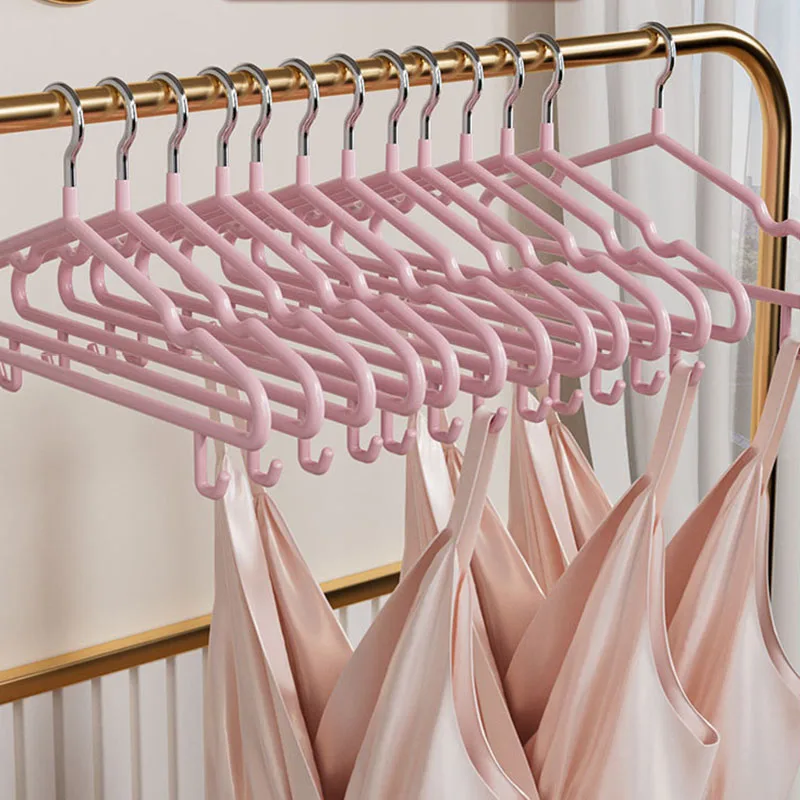 New 10pcs Non-Slip Coated Hangers With Hooks Suit Coat Metal Hangers For Clothes No Trace Pant Hanging Hanger with Round Notches
New 10pcs Non-Slip Coated Hangers With Hooks Suit Coat Metal Hangers For Clothes No Trace Pant Hanging Hanger with Round Notches