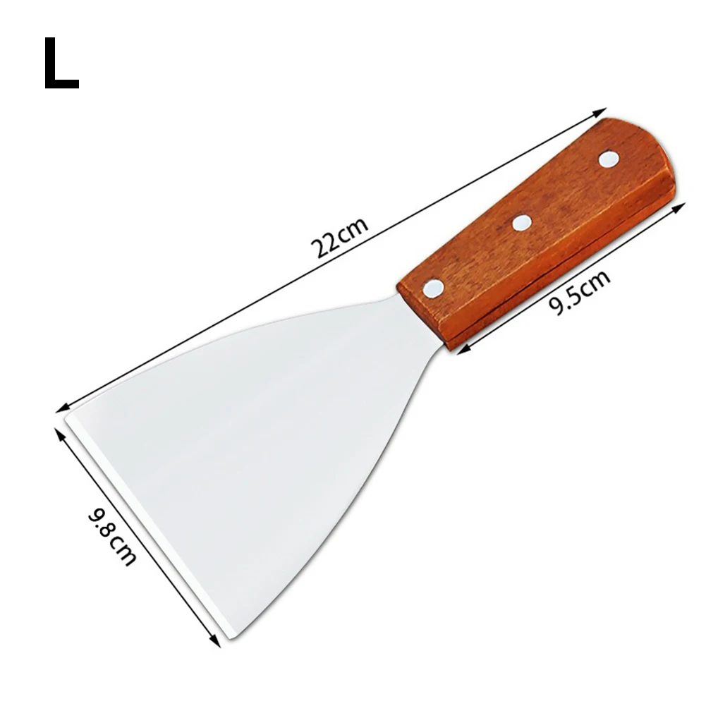 Stainless Steel Pizza Spatula with Wooden Handle for Cooking Pancakes Steak Cake Long lasting and Heat resistant
Stainless Steel Pizza Spatula with Wooden Handle for Cooking Pancakes Steak Cake Long lasting and Heat resistant