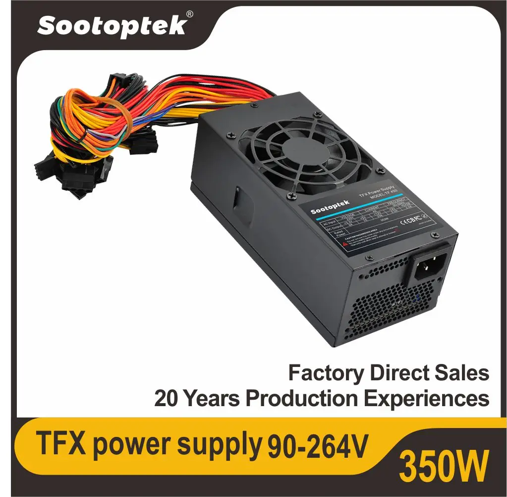 TFX блок питания 350 Вт активный PFC PSU полное напряжение 90-264 в ПК компьютер
TFX блок питания 350 Вт активный PFC PSU полное напряжение 90-264 в ПК компьютер