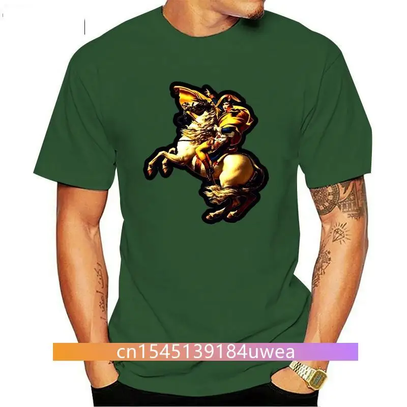 New Napoleon Bonaparte Horse Painting Round Neck T-shirt Men Classic Chic Short Sleeve Crew Neck Cotton Tops Cool Tee Shirt
New Napoleon Bonaparte Horse Painting Round Neck T-shirt Men Classic Chic Short Sleeve Crew Neck Cotton Tops Cool Tee Shirt