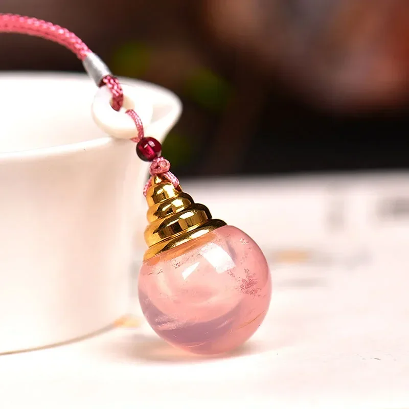 Wholesale Pink Natural Crystal Pendants Carved Wishing Bottle Pendants Necklace for Women Girl Evil Spirits Crystal Jewelry
Wholesale Pink Natural Crystal Pendants Carved Wishing Bottle Pendants Necklace for Women Girl Evil Spirits Crystal Jewelry