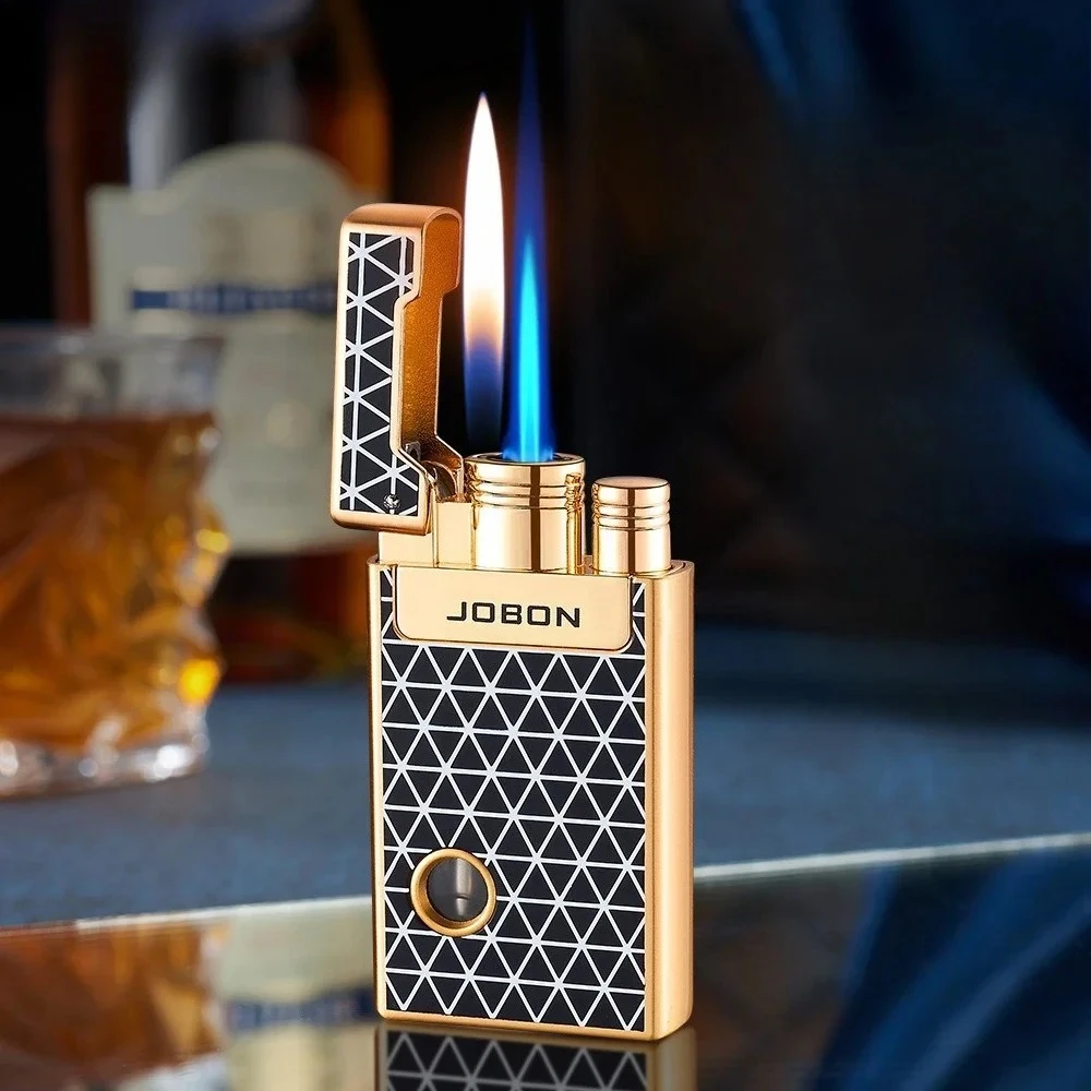 new JOBON Dual Flame Gas Lighter, Transparent Visible Gas Chamber, Direct Spray Soft Fire for 2 Purposes, Men's Holiday Gift
new JOBON Dual Flame Gas Lighter, Transparent Visible Gas Chamber, Direct Spray Soft Fire for 2 Purposes, Men's Holiday Gift