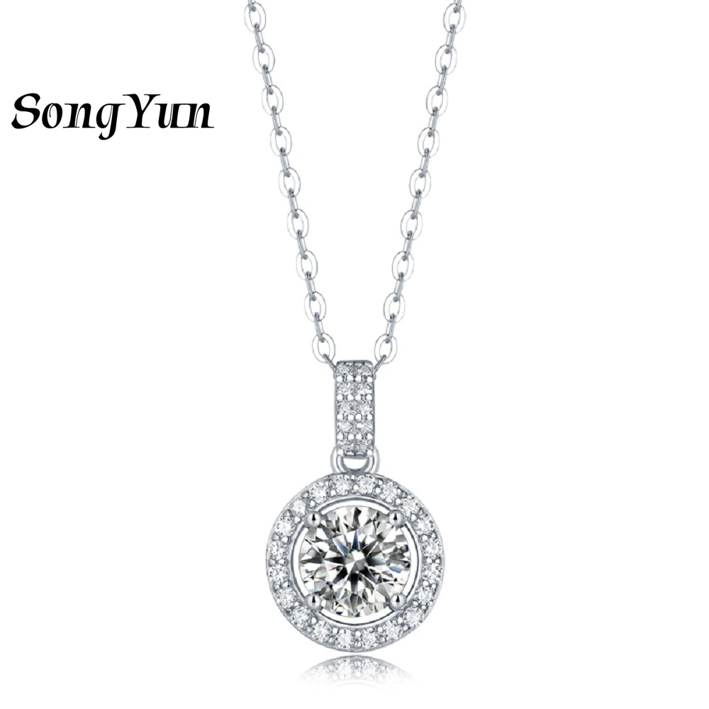 SONGYUN Designer Jewelry 925 Sterling Silver Necklace Moissanite Diamond Halo Office for Wife 18K Gold Plated SYT Patent Pendant
SONGYUN Designer Jewelry 925 Sterling Silver Necklace Moissanite Diamond Halo Office for Wife 18K Gold Plated SYT Patent Pendant