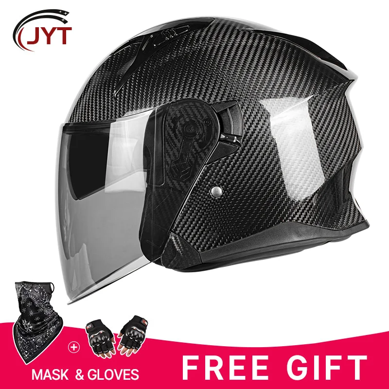 Classic Appearance Carbon Fiber Open Face Motorcycle Helmet with Airflow Channels Breathable Mesh Liner Fit Adult Riders Safety
Classic Appearance Carbon Fiber Open Face Motorcycle Helmet with Airflow Channels Breathable Mesh Liner Fit Adult Riders Safety
