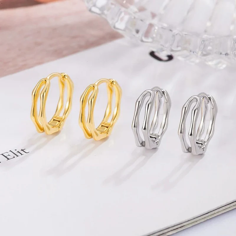 Double Layered Hollow Bamboo Ear Buckle for Women Trendy Simple Versatile Earrings Cool 925 Silver Earring Jewelry KOFSAC
Double Layered Hollow Bamboo Ear Buckle for Women Trendy Simple Versatile Earrings Cool 925 Silver Earring Jewelry KOFSAC