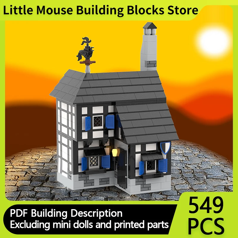 Medieval Castle Model MOC Building Bricks Urban Retro House Modular Technology Gifts Holiday Assemble Children Toys Suit 
Medieval Castle Model MOC Building Bricks Urban Retro House Modular Technology Gifts Holiday Assemble Children Toys Suit