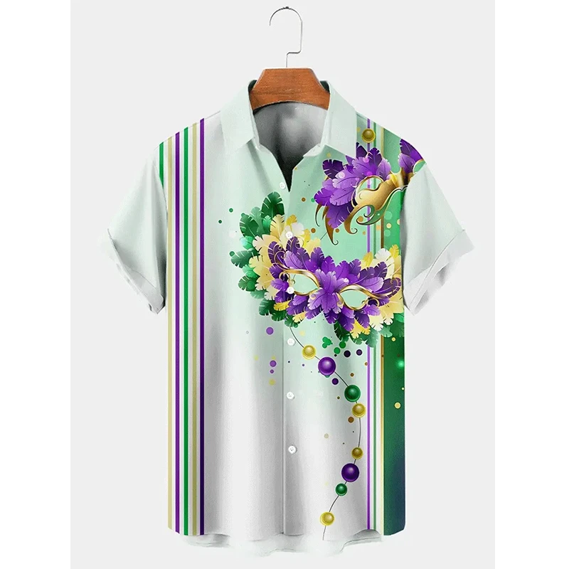 Summer New Fashion Men Women Shirts Carnival Mask 3d Print Graphic Hawaiian Patry T-shirt Womens Clothes Short-sleeved Blouse
Summer New Fashion Men Women Shirts Carnival Mask 3d Print Graphic Hawaiian Patry T-shirt Womens Clothes Short-sleeved Blouse