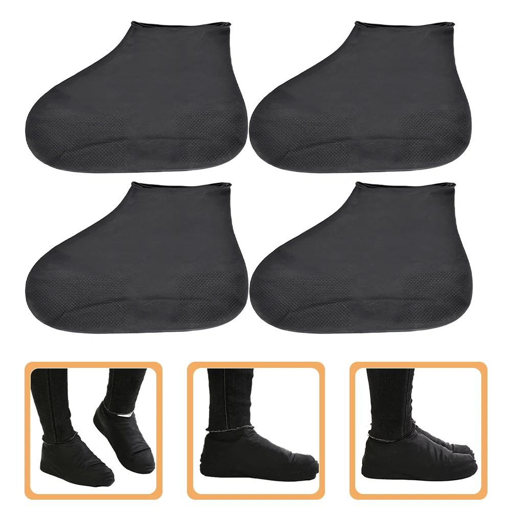 2 Pairs Rain Boot Cover Covers for Shoes Protector Skiing Emulsion Nonslip Travel
2 Pairs Rain Boot Cover Covers for Shoes Protector Skiing Emulsion Nonslip Travel