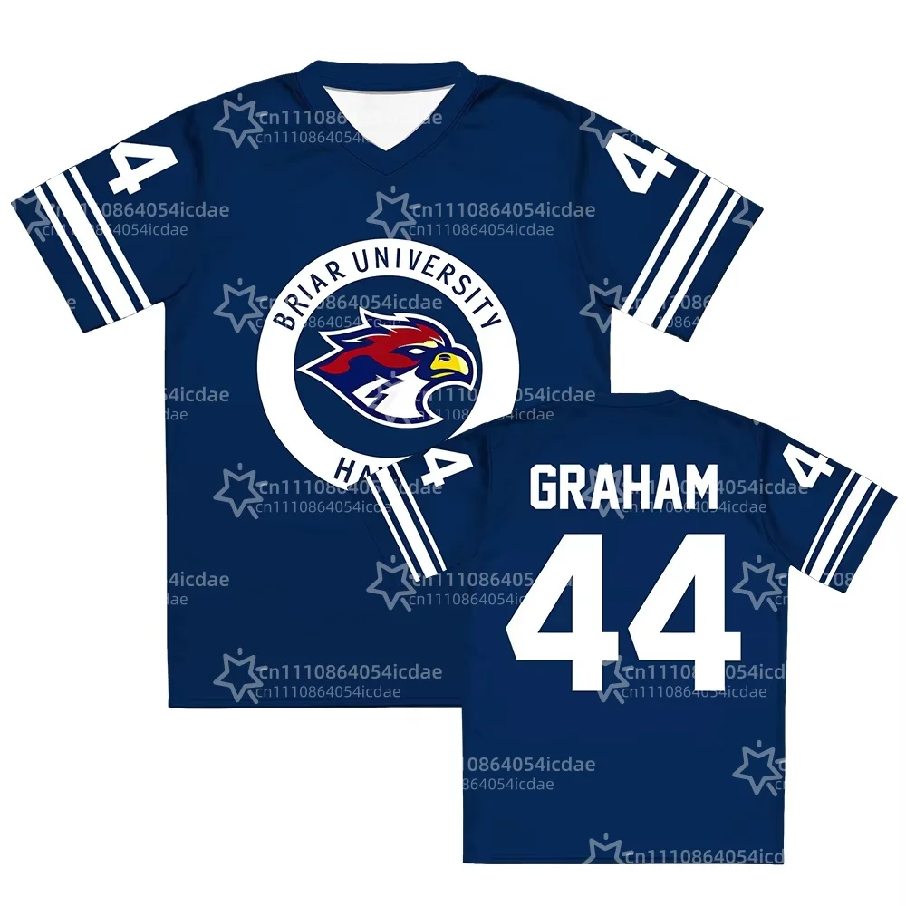 Off Campus Briar University Jersey Graham 44 22 DI LAURENTIS 66 Tucker46 T-shirt V-neck Short Sleeve Men Women Tees 3D Print
Off Campus Briar University Jersey Graham 44 22 DI LAURENTIS 66 Tucker46 T-shirt V-neck Short Sleeve Men Women Tees 3D Print
