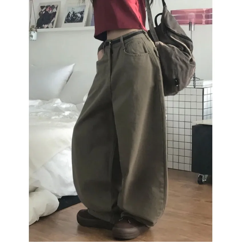 Свободные широкие брюки в корейском стиле, повседневные длинные брюки, рабочая одежда, брюки-палаццо в пол с эффектом похудения
Свободные широкие брюки в корейском стиле, повседневные длинные брюки, рабочая одежда, брюки-палаццо в пол с эффектом похудения