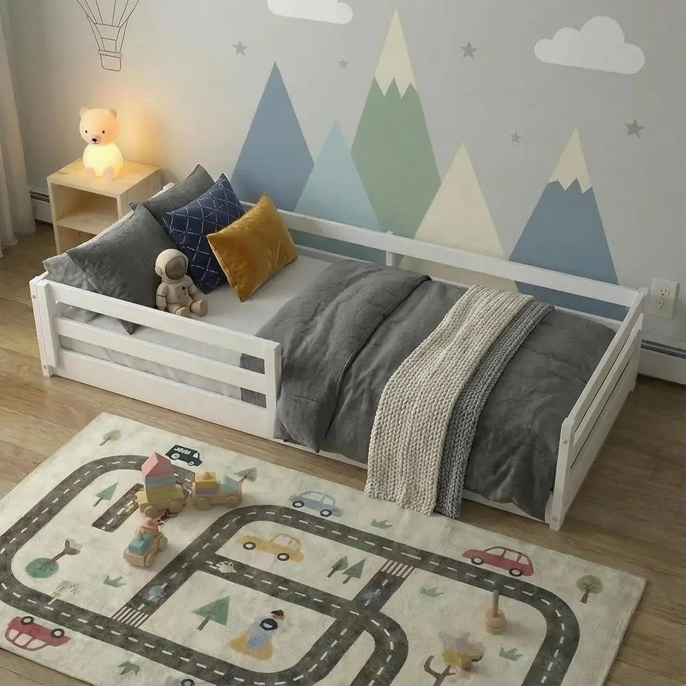 rom the Tree urniture Twin Size loor Bed e, Solid Wood Montori Bed or Toddlers & Kids, Low Platorm Bed with Slats, Adult Weight
rom the Tree urniture Twin Size loor Bed e, Solid Wood Montori Bed or Toddlers & Kids, Low Platorm Bed with Slats, Adult Weight