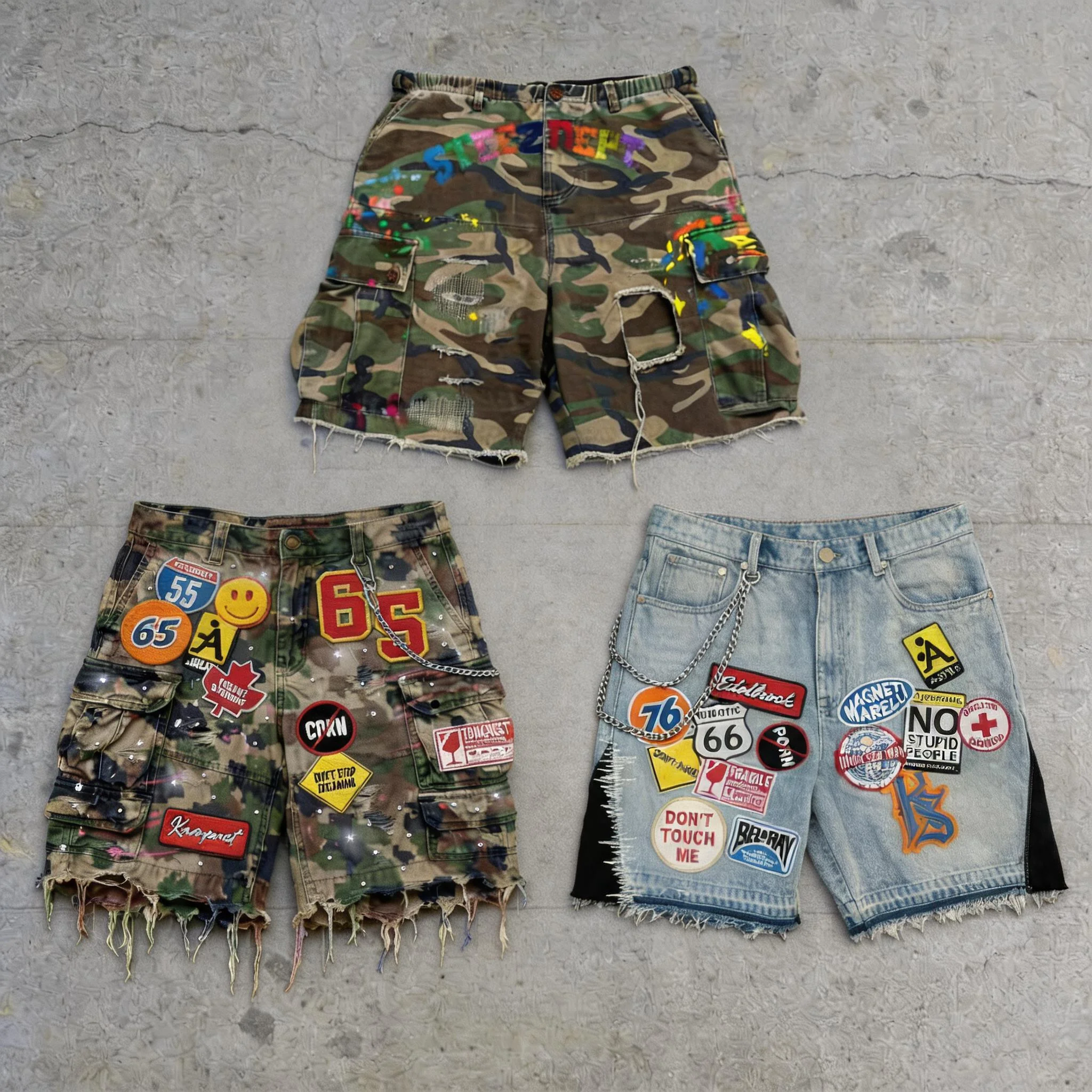 Y2k Hip Hop Camo Short Jeans Pocket Sweatshorts Men Women Camo Shorts Harajuku Casual Fashion Streetwear Wide Leg Cargo Pants
Y2k Hip Hop Camo Short Jeans Pocket Sweatshorts Men Women Camo Shorts Harajuku Casual Fashion Streetwear Wide Leg Cargo Pants