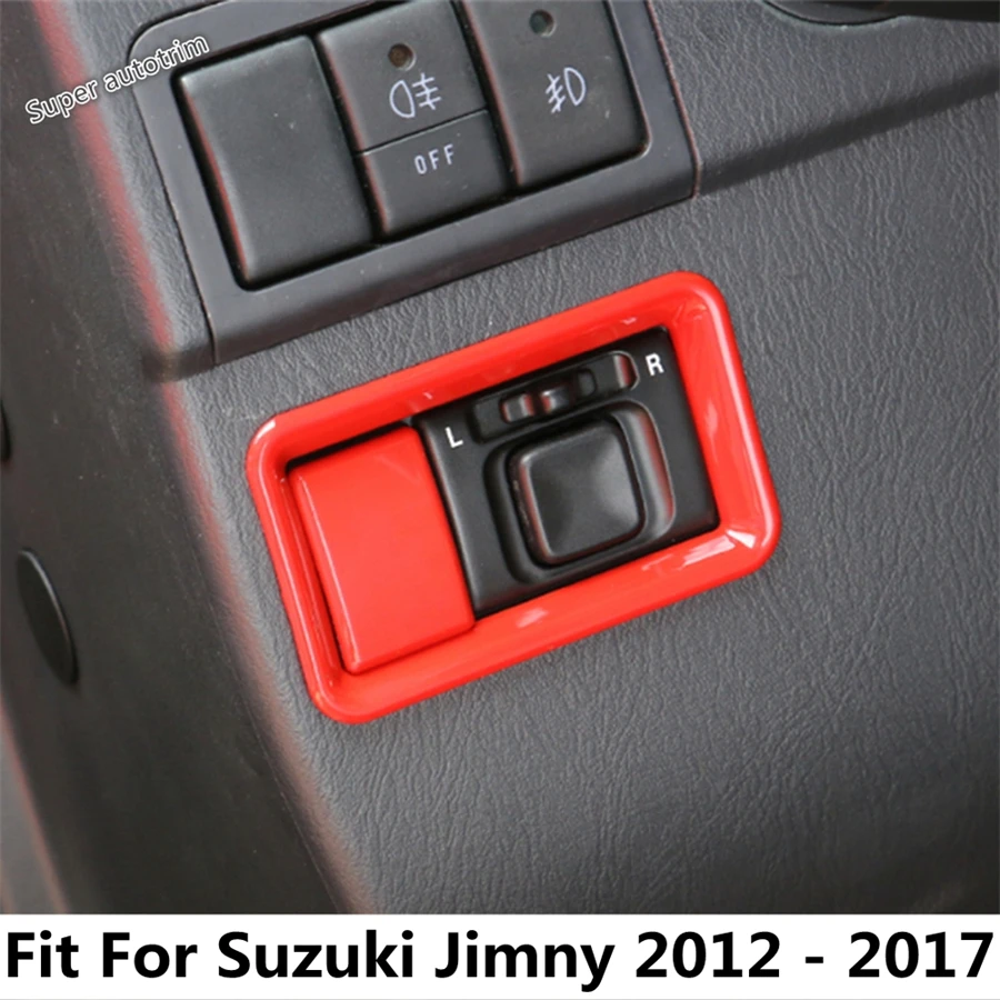 ABS Rearview Mirror Adjustment Switch Button Decoration Cover Trim For Suzuki Jimny 2012 -2017 Red / Chrome Accessories Exterior
ABS Rearview Mirror Adjustment Switch Button Decoration Cover Trim For Suzuki Jimny 2012 -2017 Red / Chrome Accessories Exterior