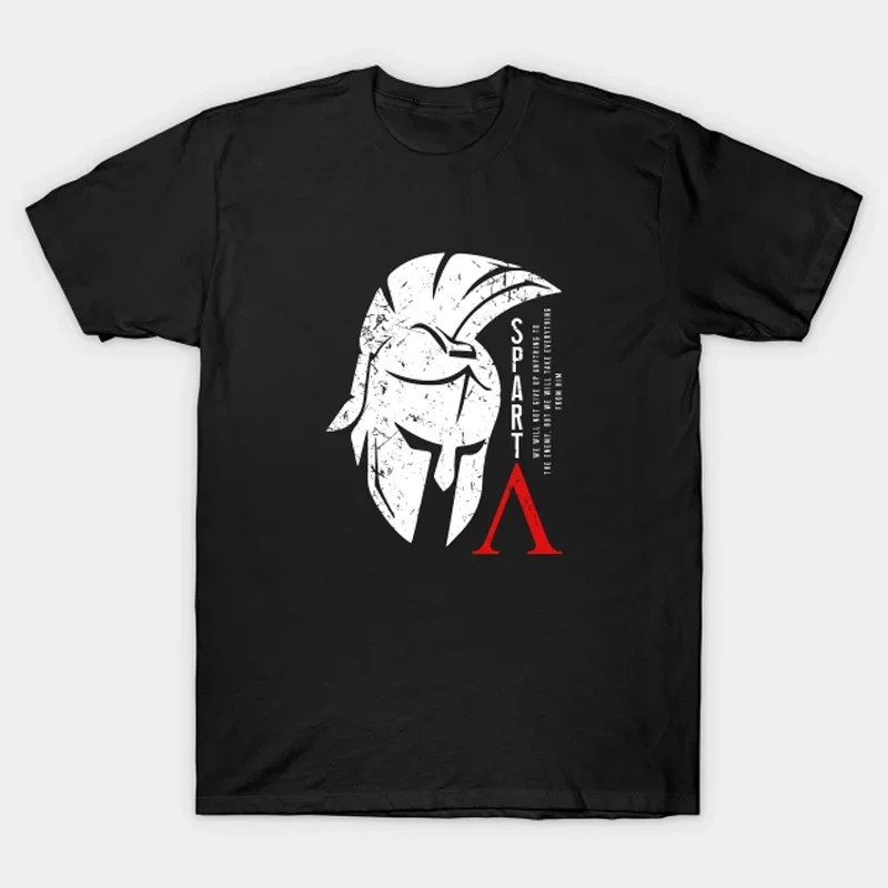 Футболка The Motto of The Spartans, 100% хлопок, с круглым вырезом, летняя повседневная мужская футболка с коротким рукавом, размер S-3XL
Футболка The Motto of The Spartans, 100% хлопок, с круглым вырезом, летняя повседневная мужская футболка с коротким рукавом, размер S-3XL