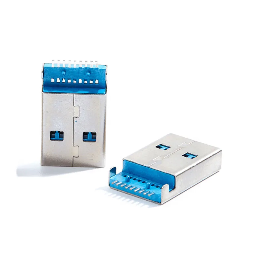 5/10pcs USB 3.0 A Type Male Plug Connector 9 Pin SMT SMD High-speed Data Transmission USB 3.0 Jack Charging Socket Soldering
5/10pcs USB 3.0 A Type Male Plug Connector 9 Pin SMT SMD High-speed Data Transmission USB 3.0 Jack Charging Socket Soldering