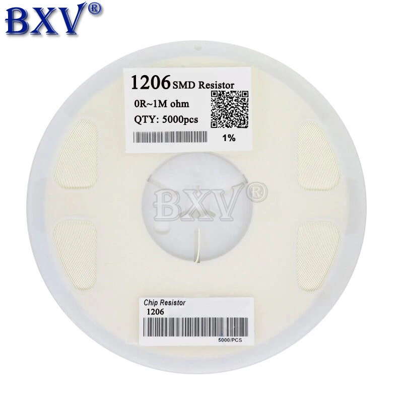 5000PCS 1206 Resistor SMD Accuracy 1% 0 Ohm ~ 10M Ohm 1K 2.2K 10K 100K 1R 10R 100R 150R 220R 330R 0 1 10 100 150 220 330 Ohm BXV
5000PCS 1206 Resistor SMD Accuracy 1% 0 Ohm ~ 10M Ohm 1K 2.2K 10K 100K 1R 10R 100R 150R 220R 330R 0 1 10 100 150 220 330 Ohm BXV